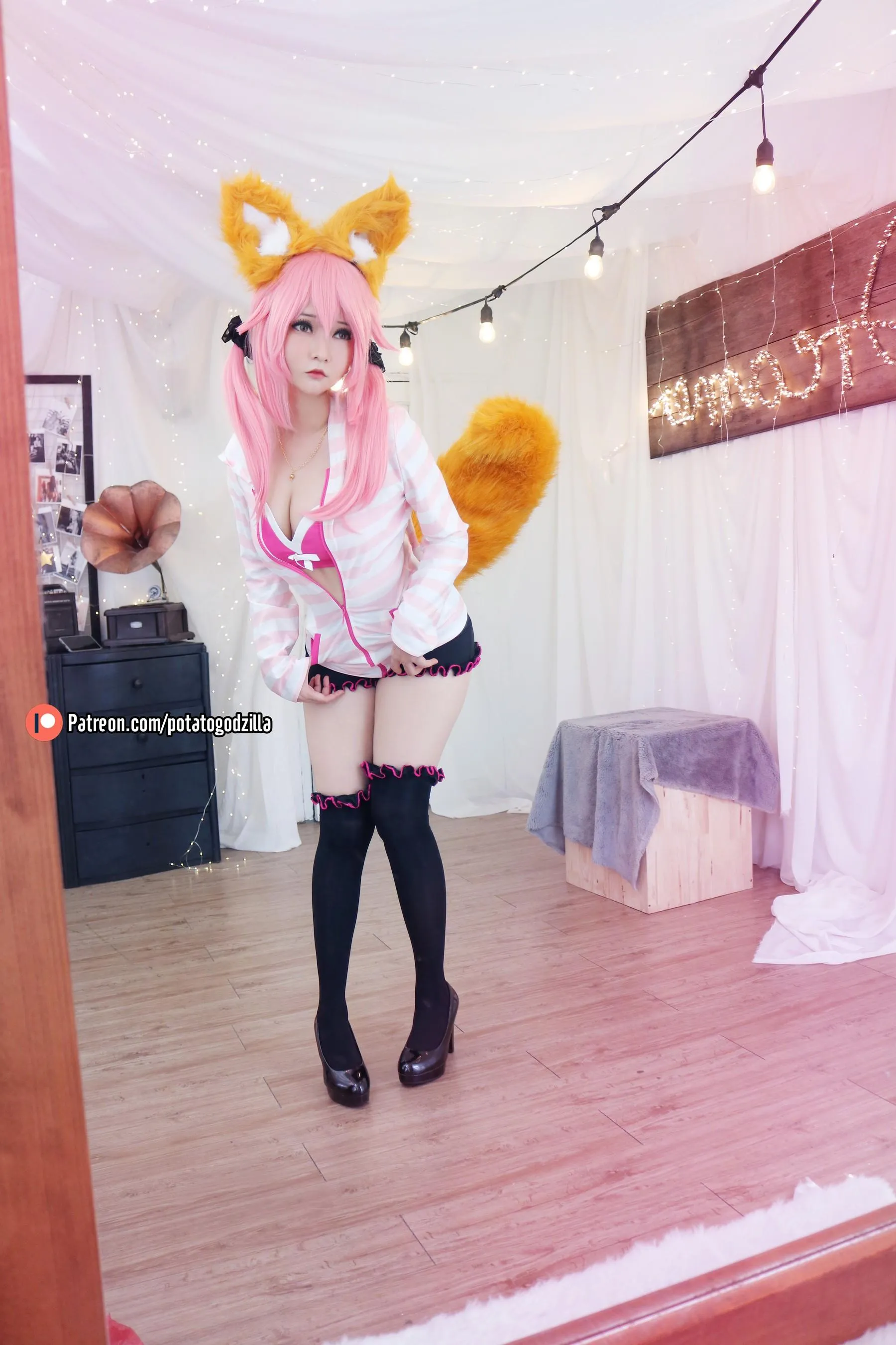 Potato Godzilla – NO.76 Tamamo School Uniform [50P]插图5